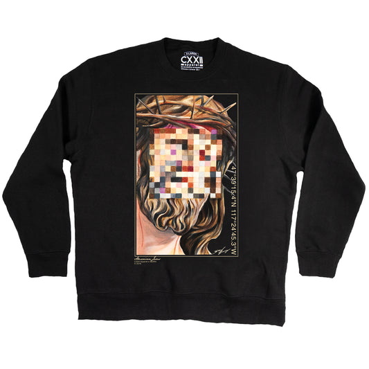 American Jesus Black Crewneck