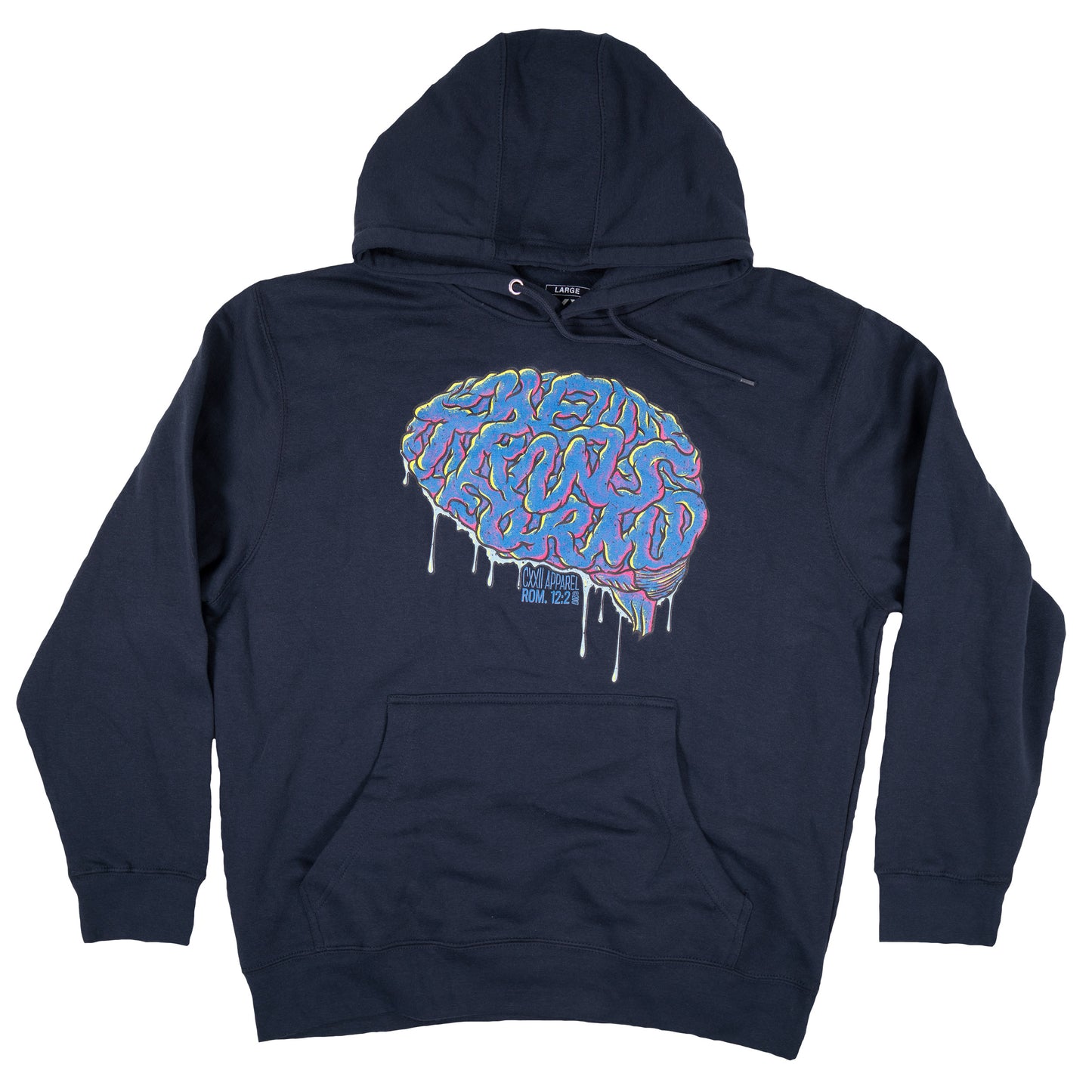 Be Transformd Brain Navy Hoodie