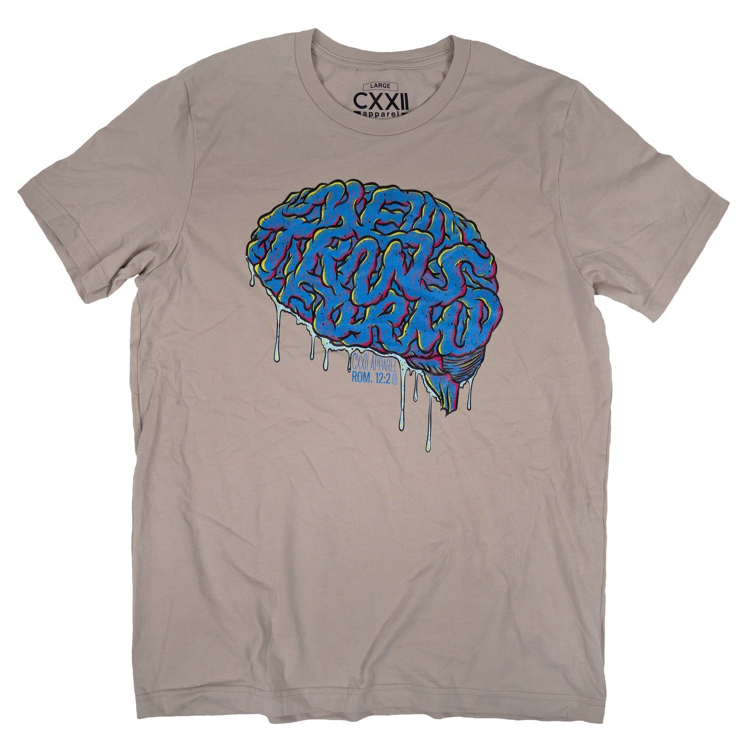 Be Transformd Brain Tan Tee