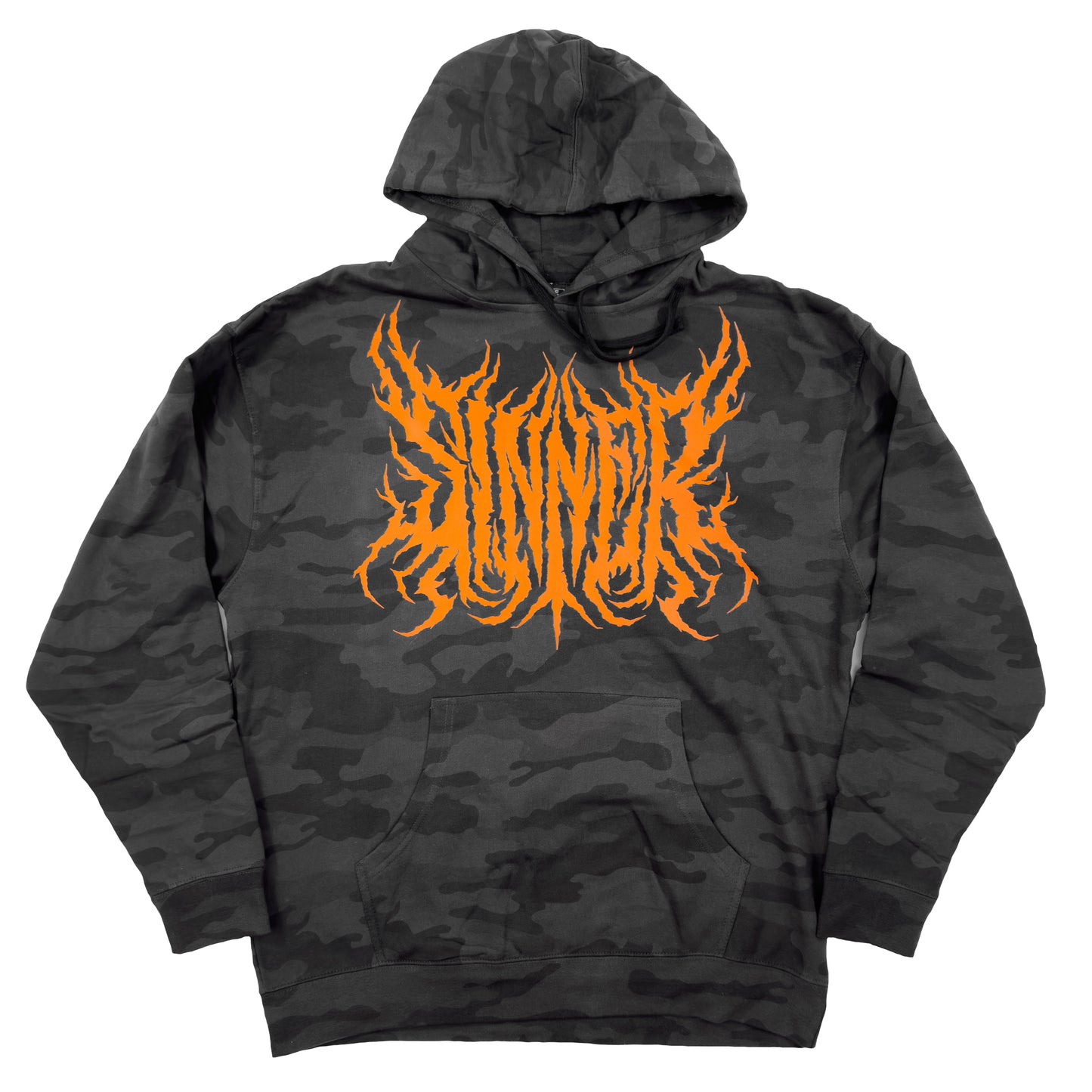 Sinner | Forgiven "Metal Edition"  Black Camo Hoodie