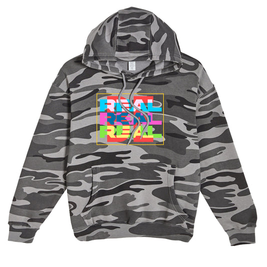 Collision Yth "Be Real" Slate Camo Hoodie