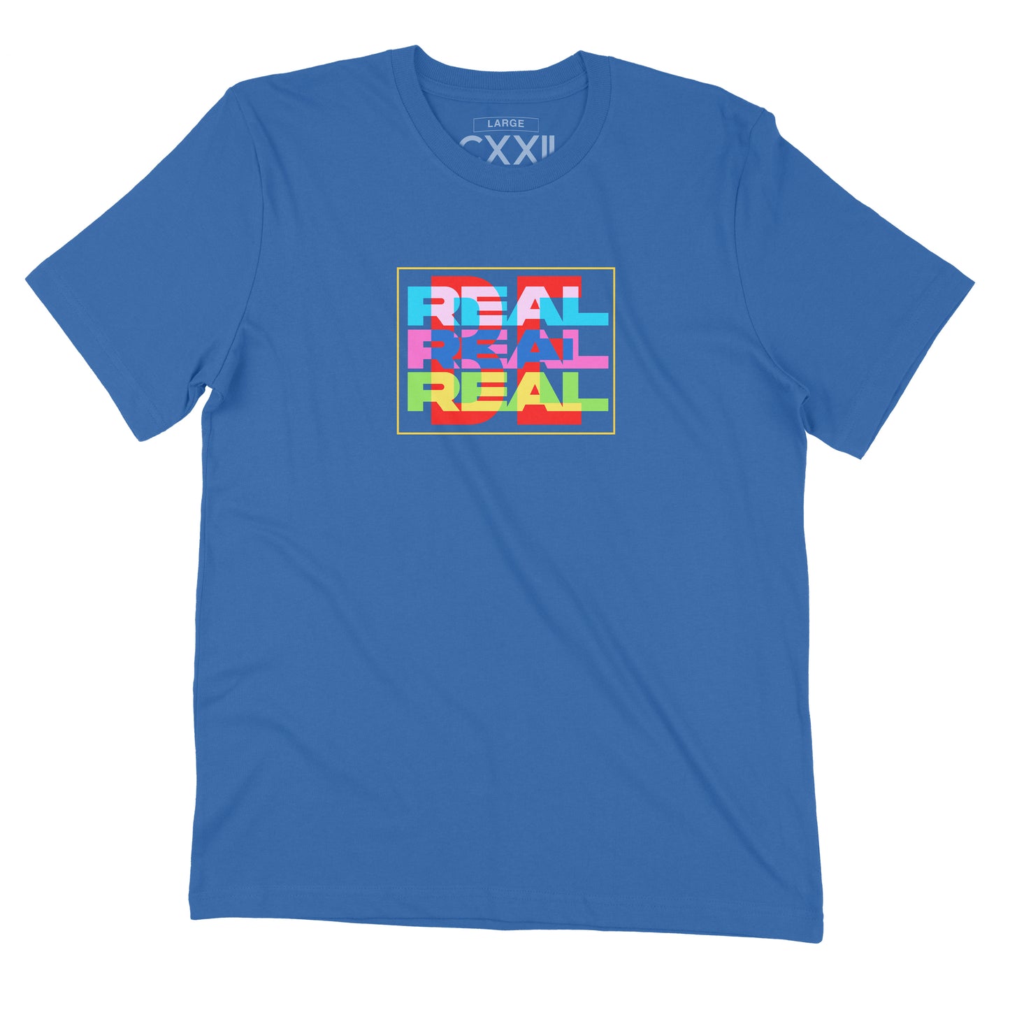 Collison Yth "BeReal" Columbia Blue Tee