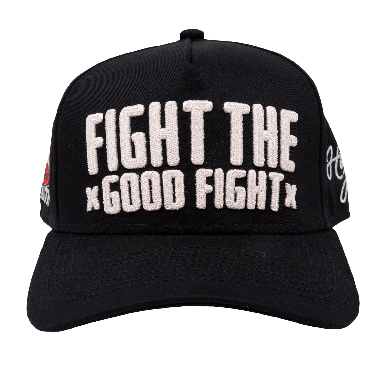 Fight the Good Fight Curved Brim 5 Panel Snapback