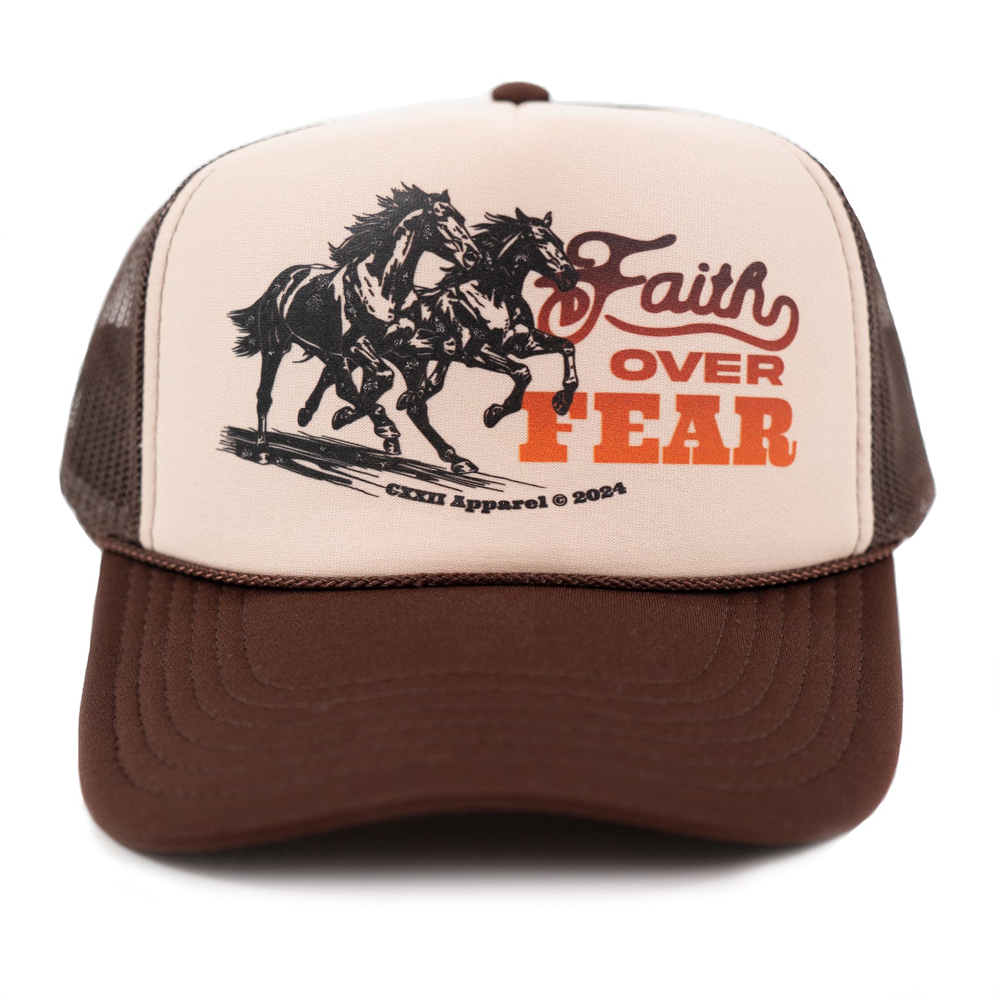 Faith Over Fear 2 Tone Trucker