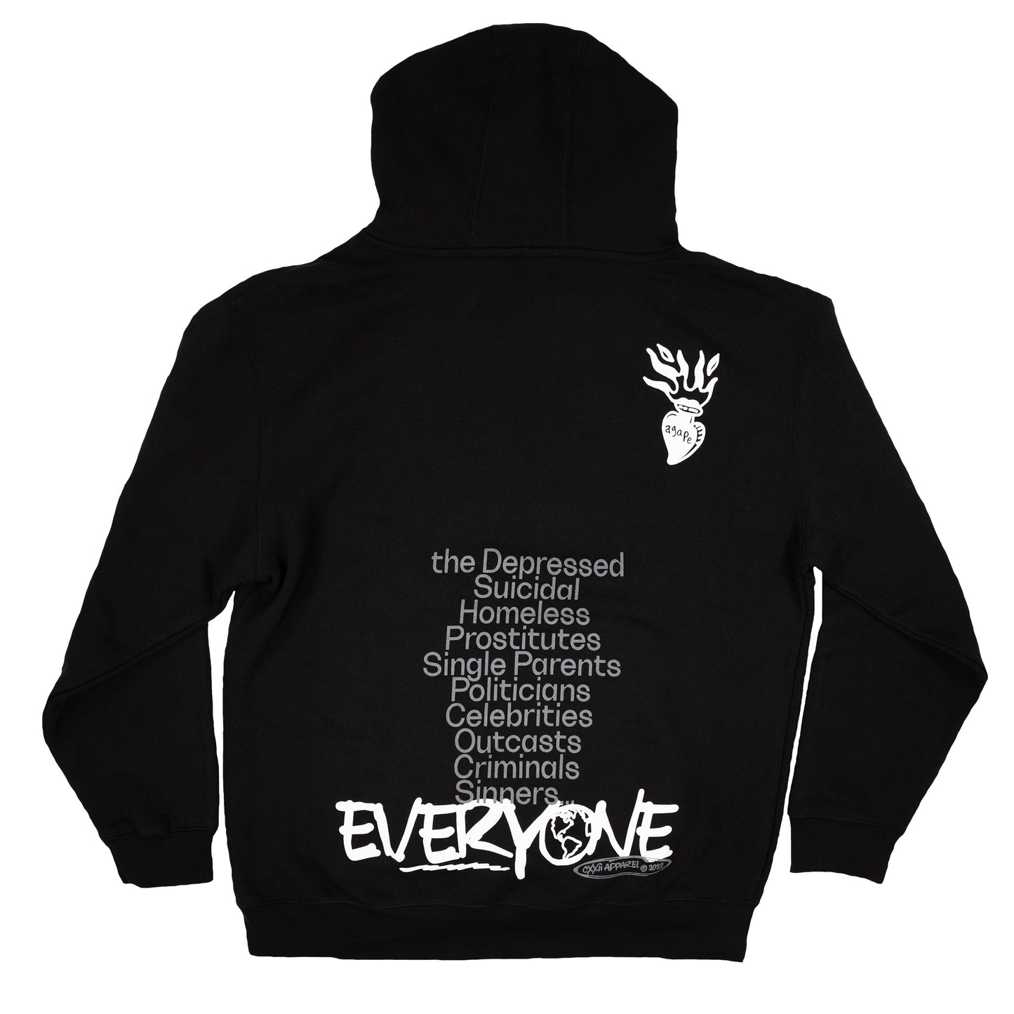 For God So Loved...Black Hoodie