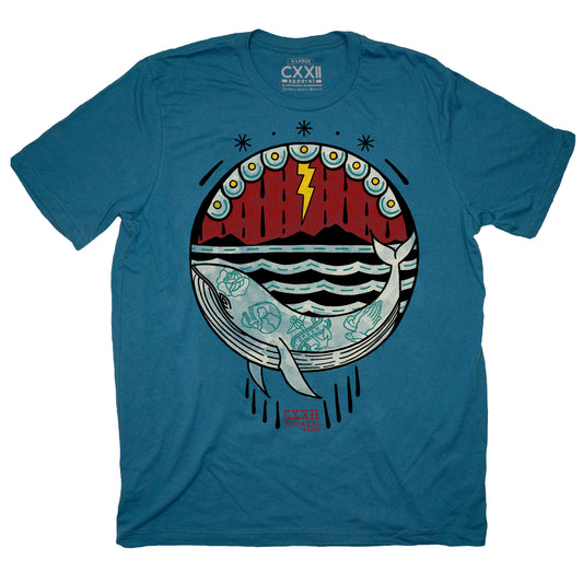 Jonah V.2 Deep Teal Tee