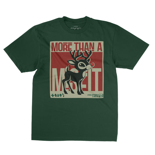 CXXII x KellyK TEE CLB "More than a Misfit" Forest Green Tee (*LIMITED TIME ONLY)