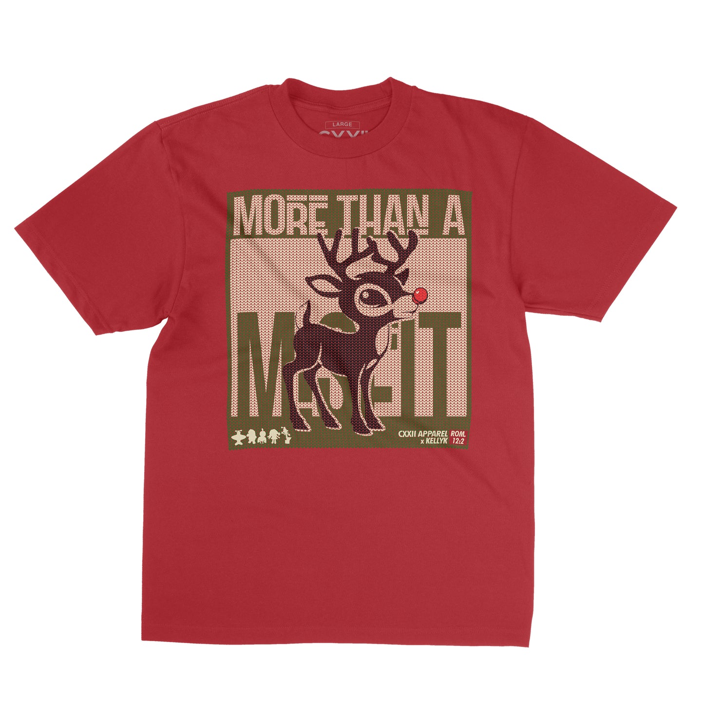 CXXII x KellyK TEE CLB "More than a Misfit" Red Tee (*LIMITED TIME ONLY)