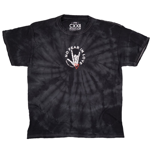 No Fear In Love OG Black/Grey TieDye Tee