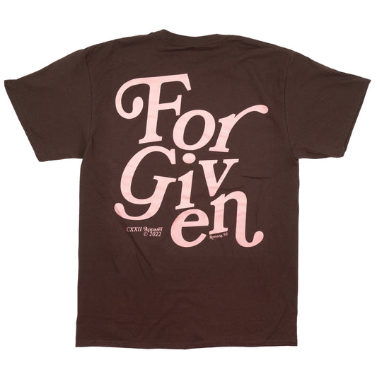 Sinner | Forgiven Retro Chocolate & Pale Pink Street Tee