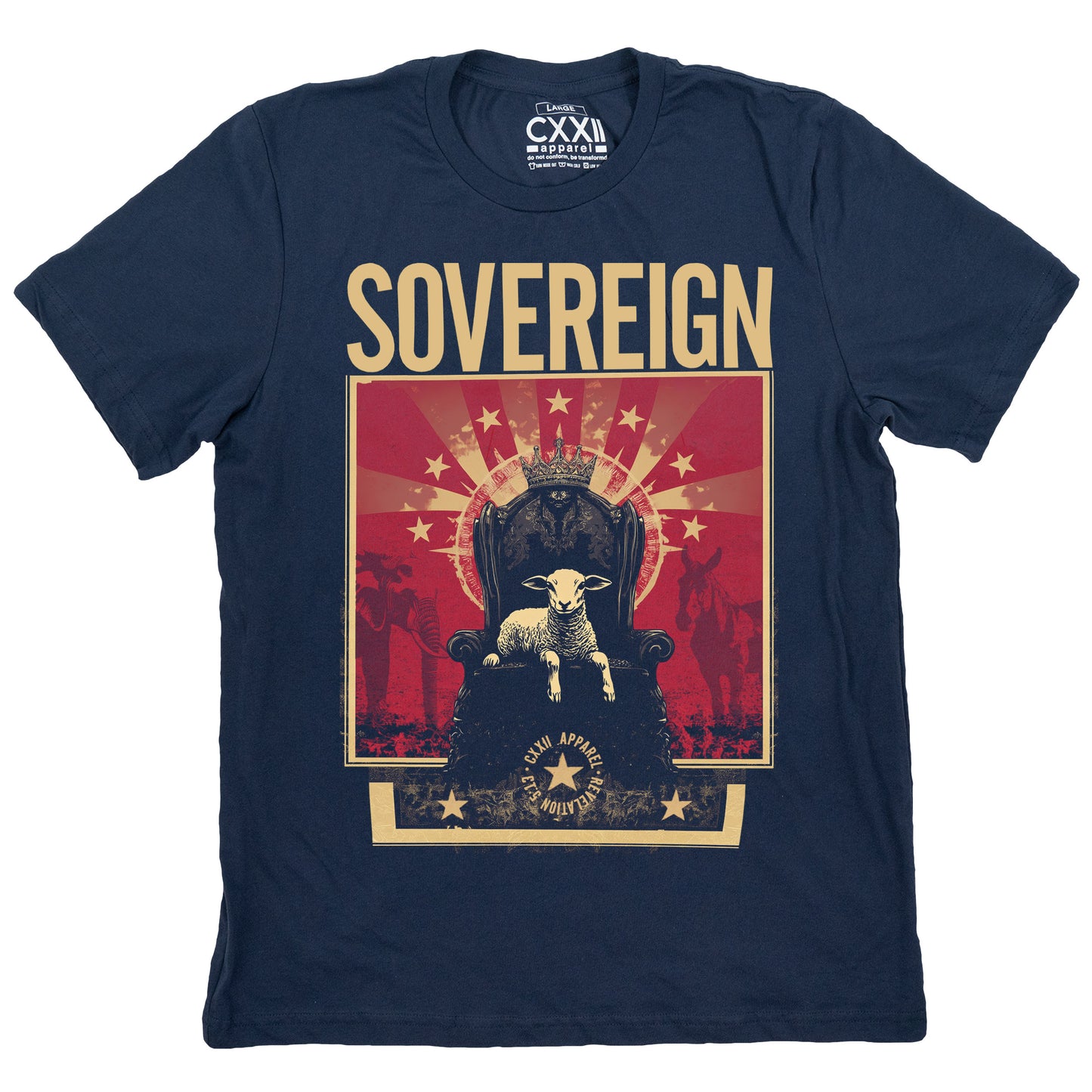 Sovereign Lamb Navy Tee