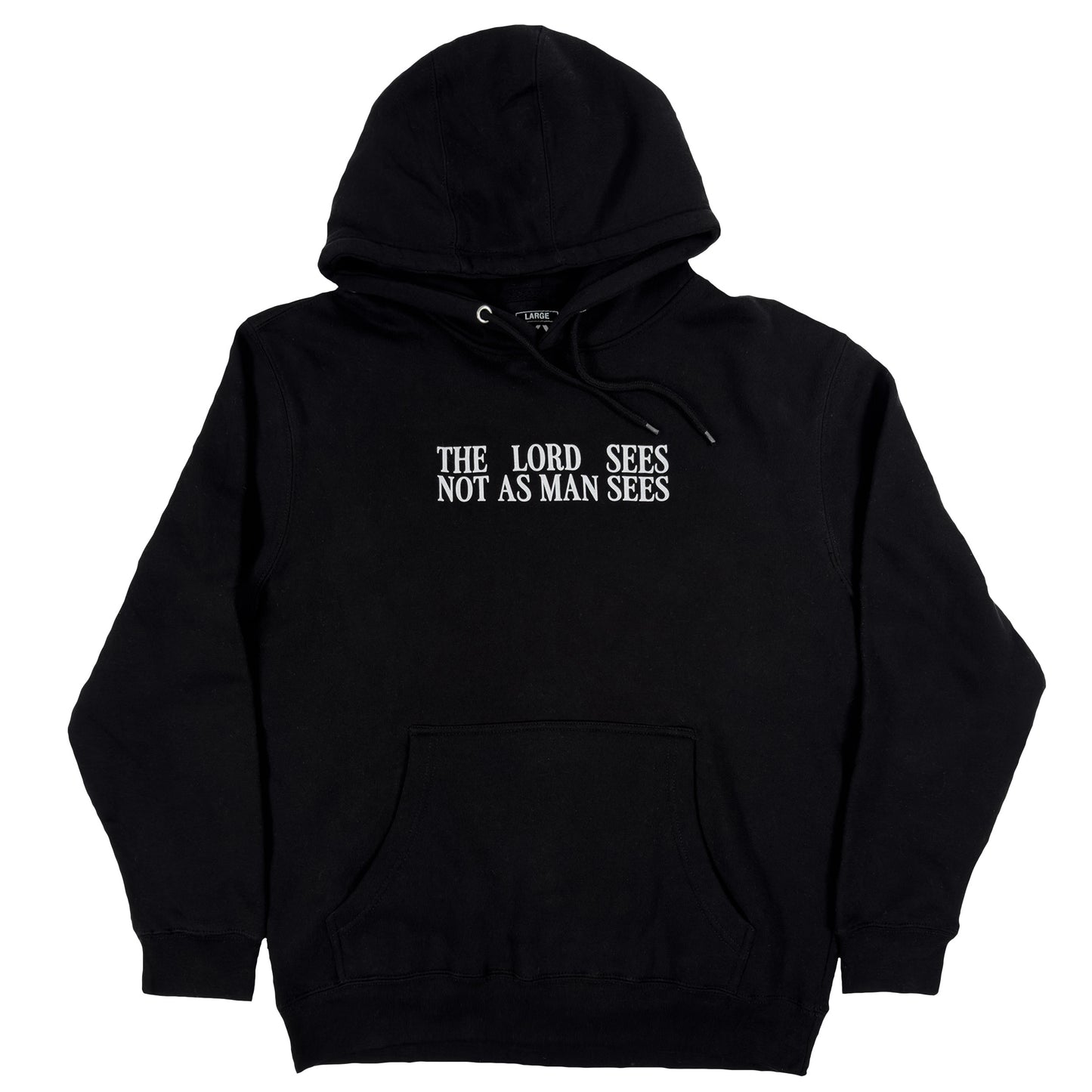 Lord Sees My Heart Classic Traditional Black Hoodie