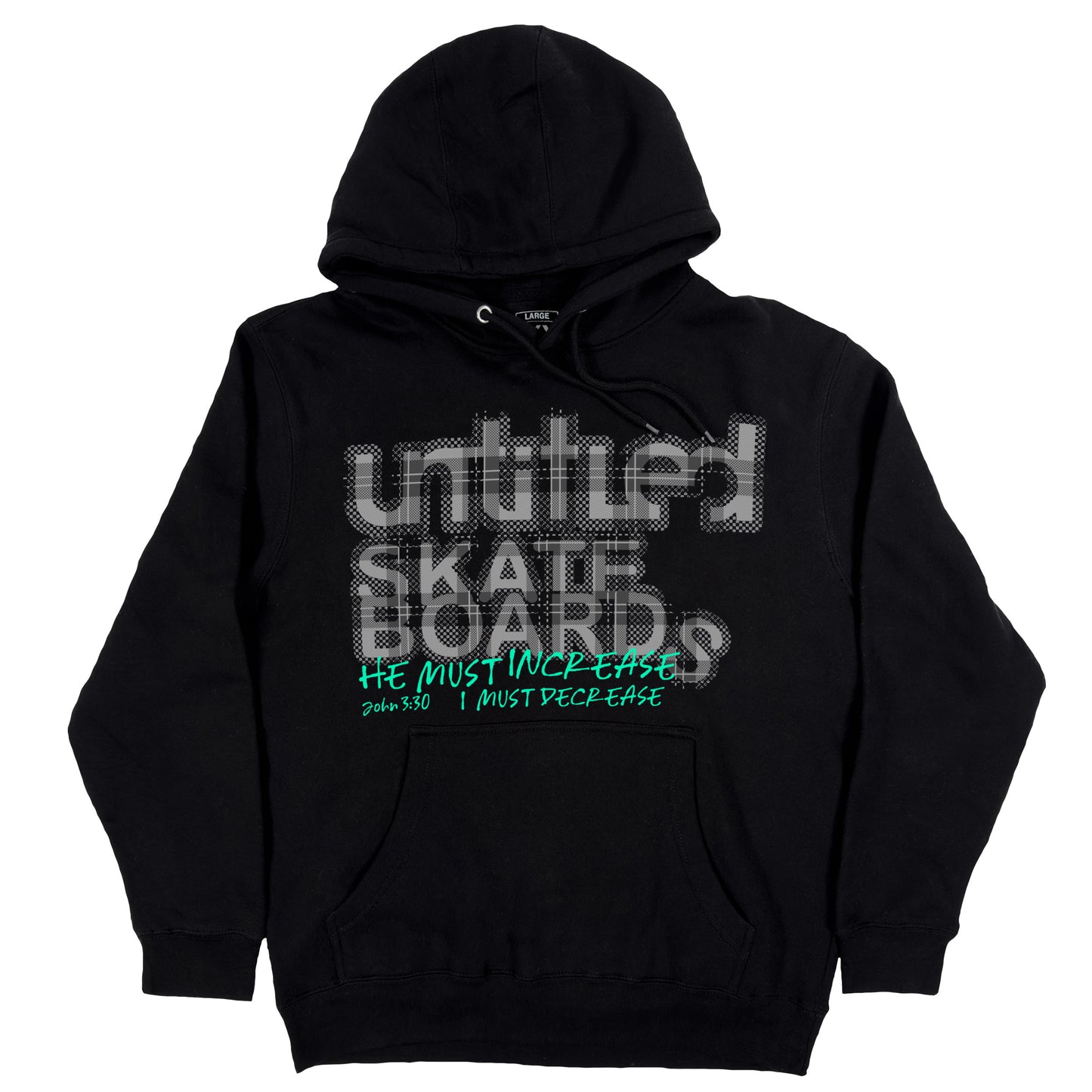 Untitled SkateBoards OG Plaid Black Hoodie