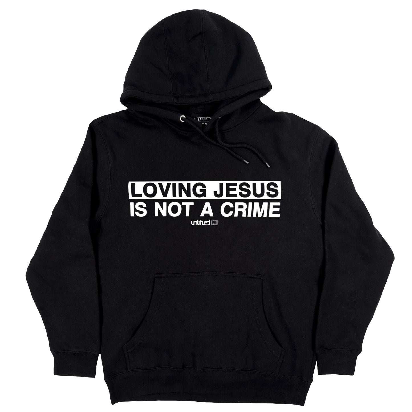 Untitled SkateBoards "Loving Jesus Is Not a Crime" Black Hoodie