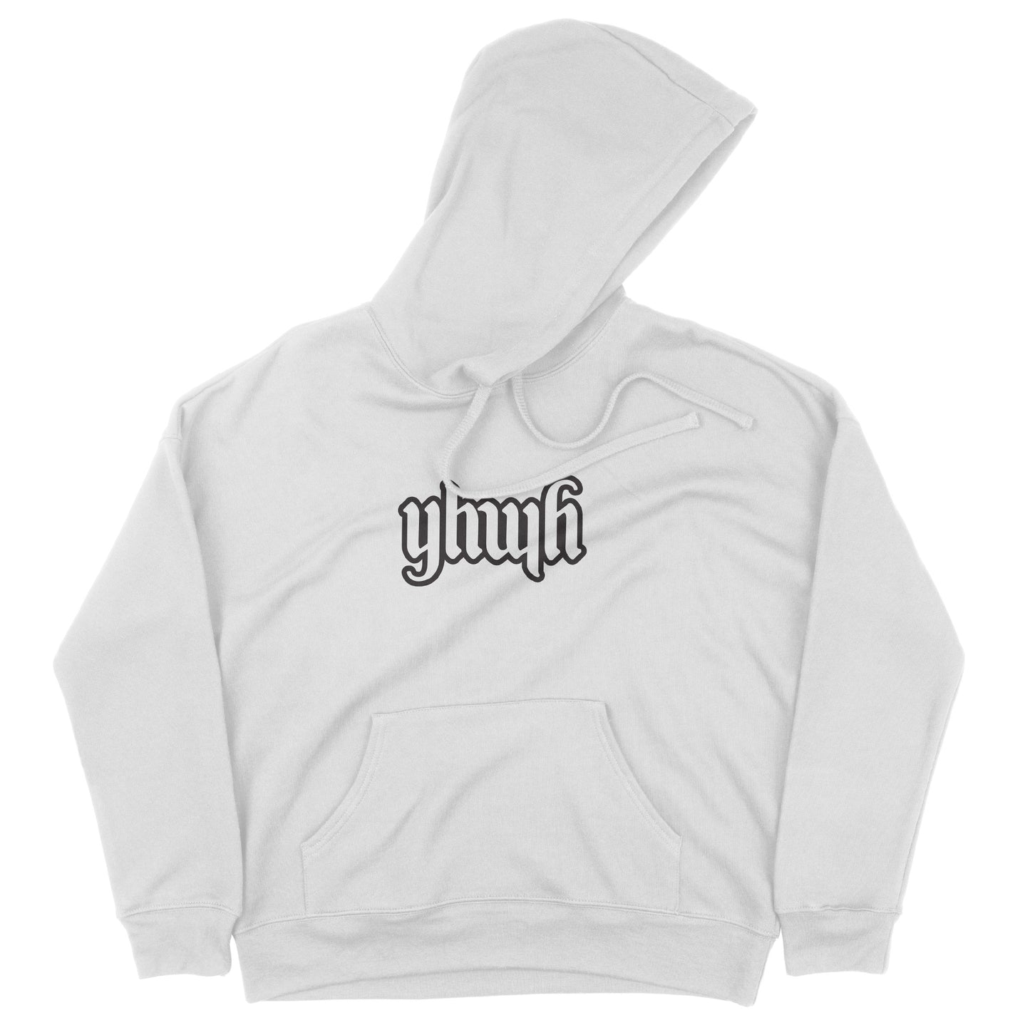 YHWY Your Breath Speaks Gods Name White Hoodie