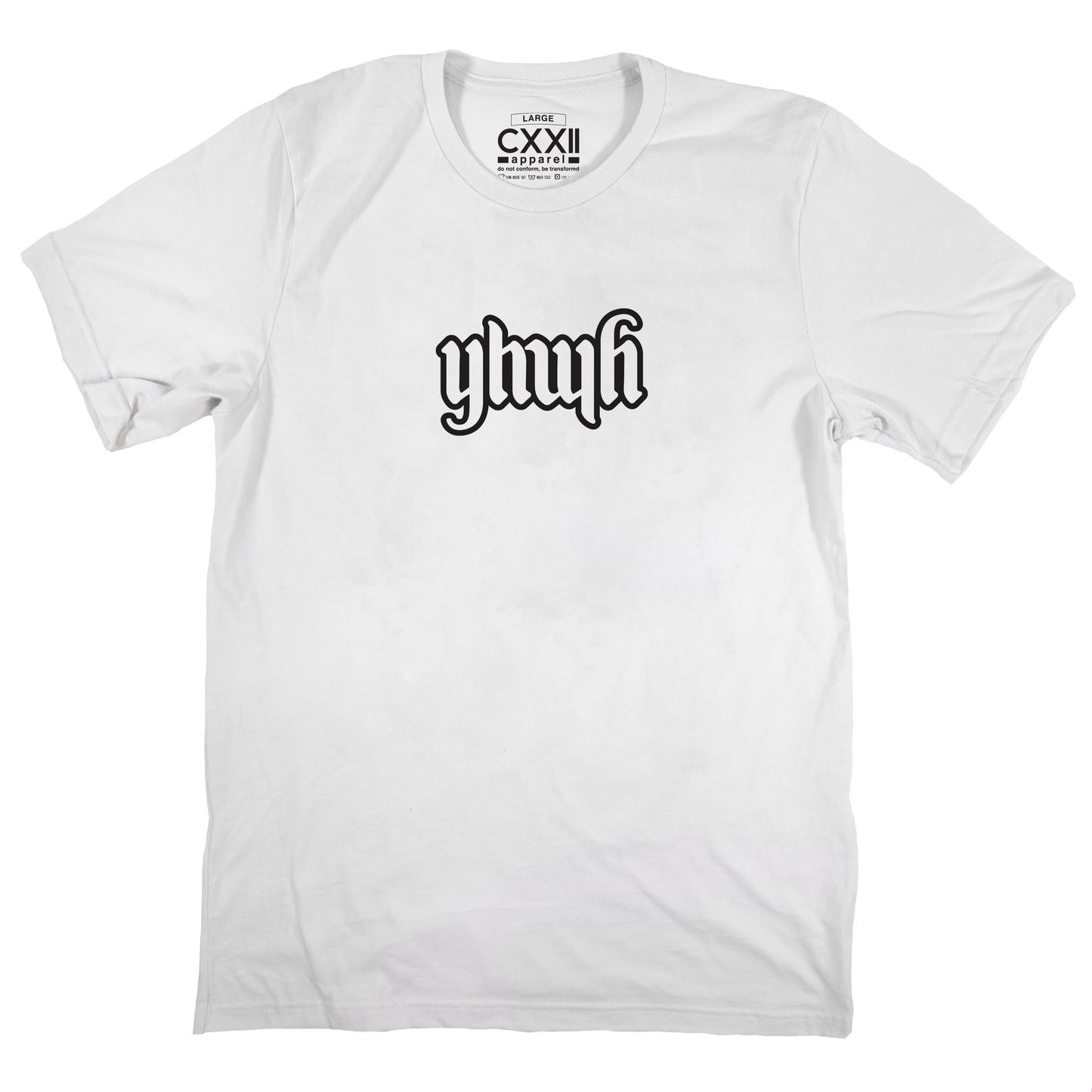 YHWY "Your Breath Speaks Gods Name" White Street Tee