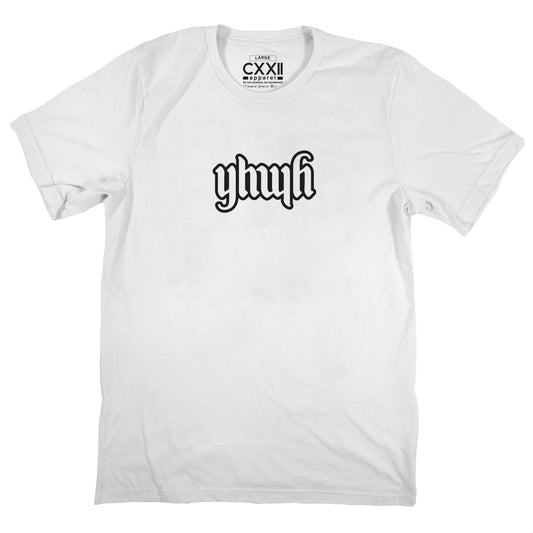 YHWY "Your Breath Speaks Gods Name" White Street Tee