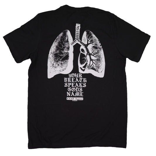 YHWY "Your Breath Speaks Gods Name" Black Tee