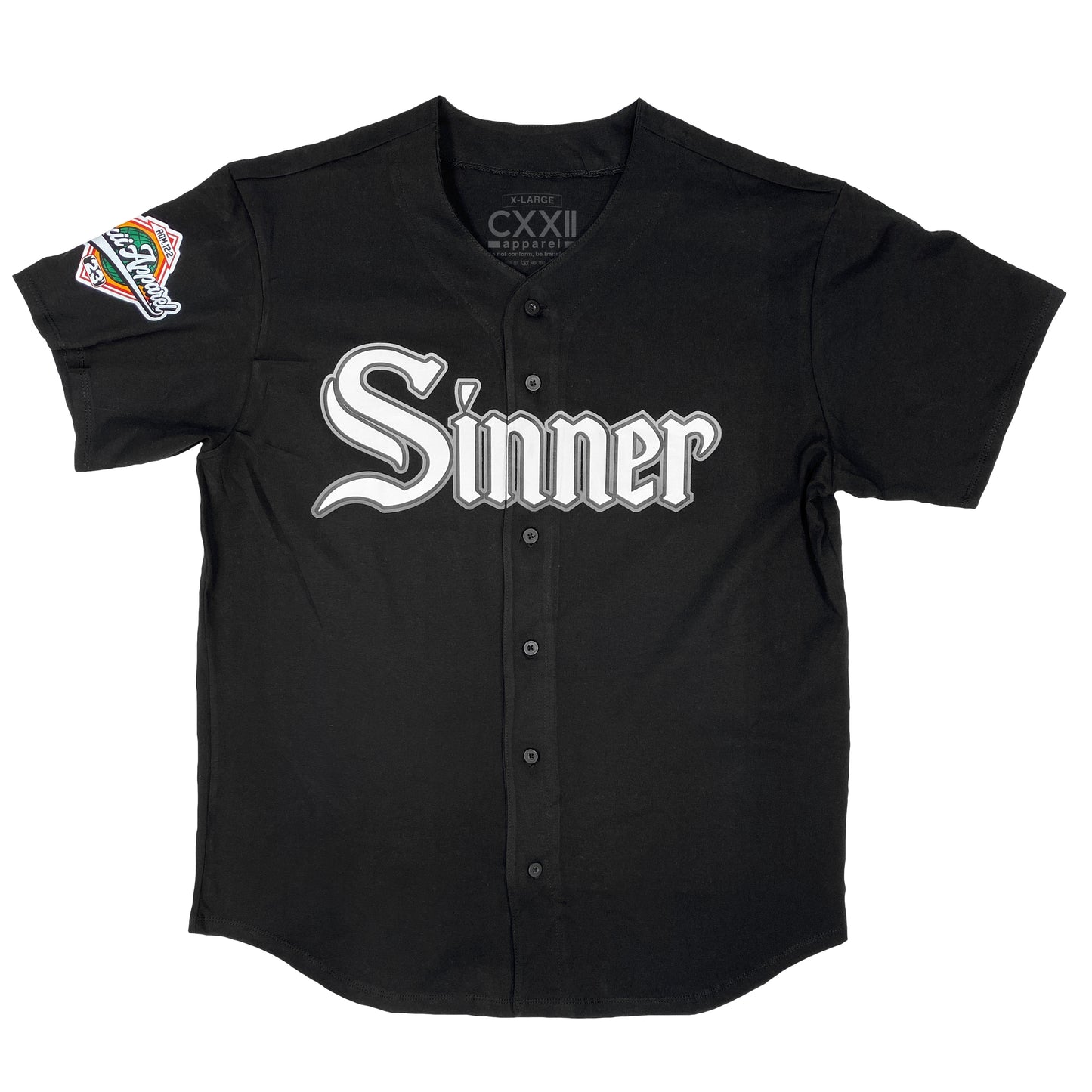Sinner / Forgiven Southside Baseball Jersey – CXXII Apparel